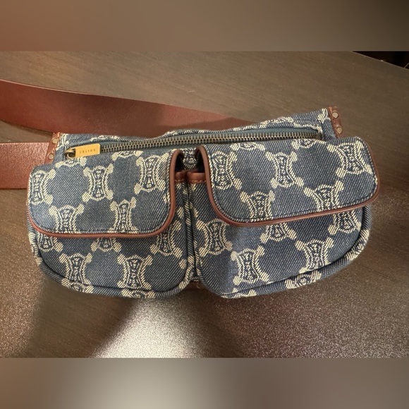 Celine Macadam denim belt bag - Picture 2 of 12
